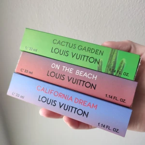 3x Louis Vuitton perfumes - [❗🌴VACATION INFORMATION: The shop is temporary closed since July 11th. I will open back up when I'm home and are able to send packages again🌴❗] [Bundle price!] 3x Louis Vuitton perfumes. 1x California Dream, 1x On The Beach, 1x Cactus Garden. Tester. 33ml bottles. New! 33ml x 3 = 99ml!!
