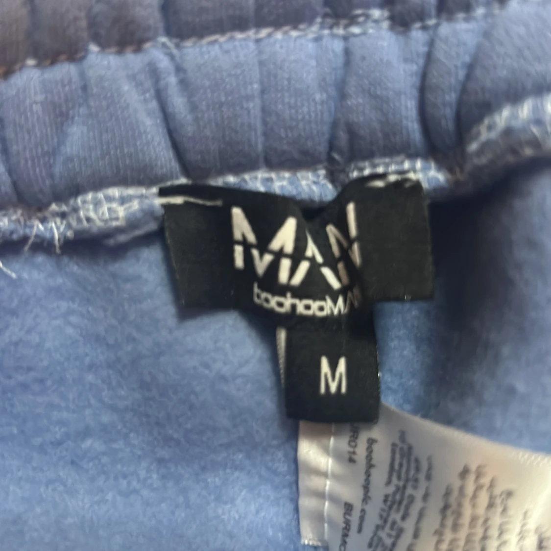 Blå college-shorts från BoohooMAN - 3