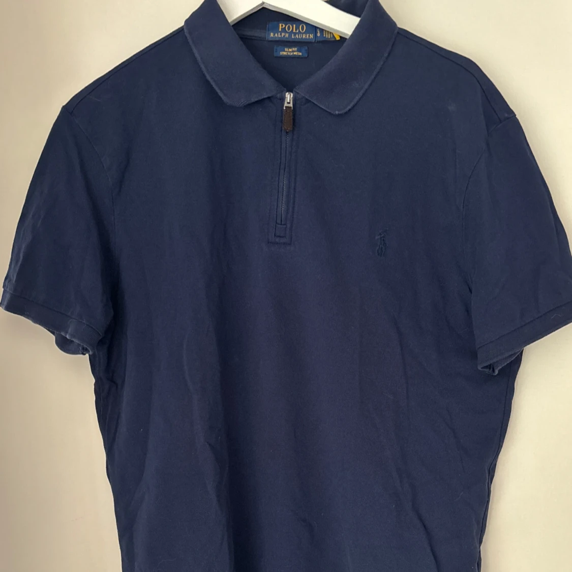 Marinblå pikétröja Polo Ralph Lauren