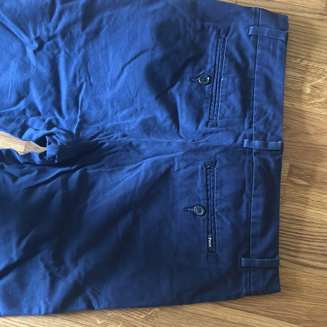 Marinblå chinos polo Ralph Laurent  - 3