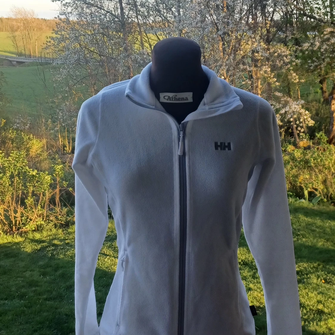 Vit fleecejacka från Helly Hansen