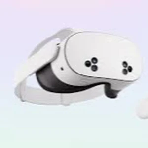 Vita VR-glasögon - Snygga vita VR-glasögon med modern design och justerbart band. Perfekta för att dyka in i digitala världar och spel. Lätta att använda och passar de flesta huvudstorlekar.