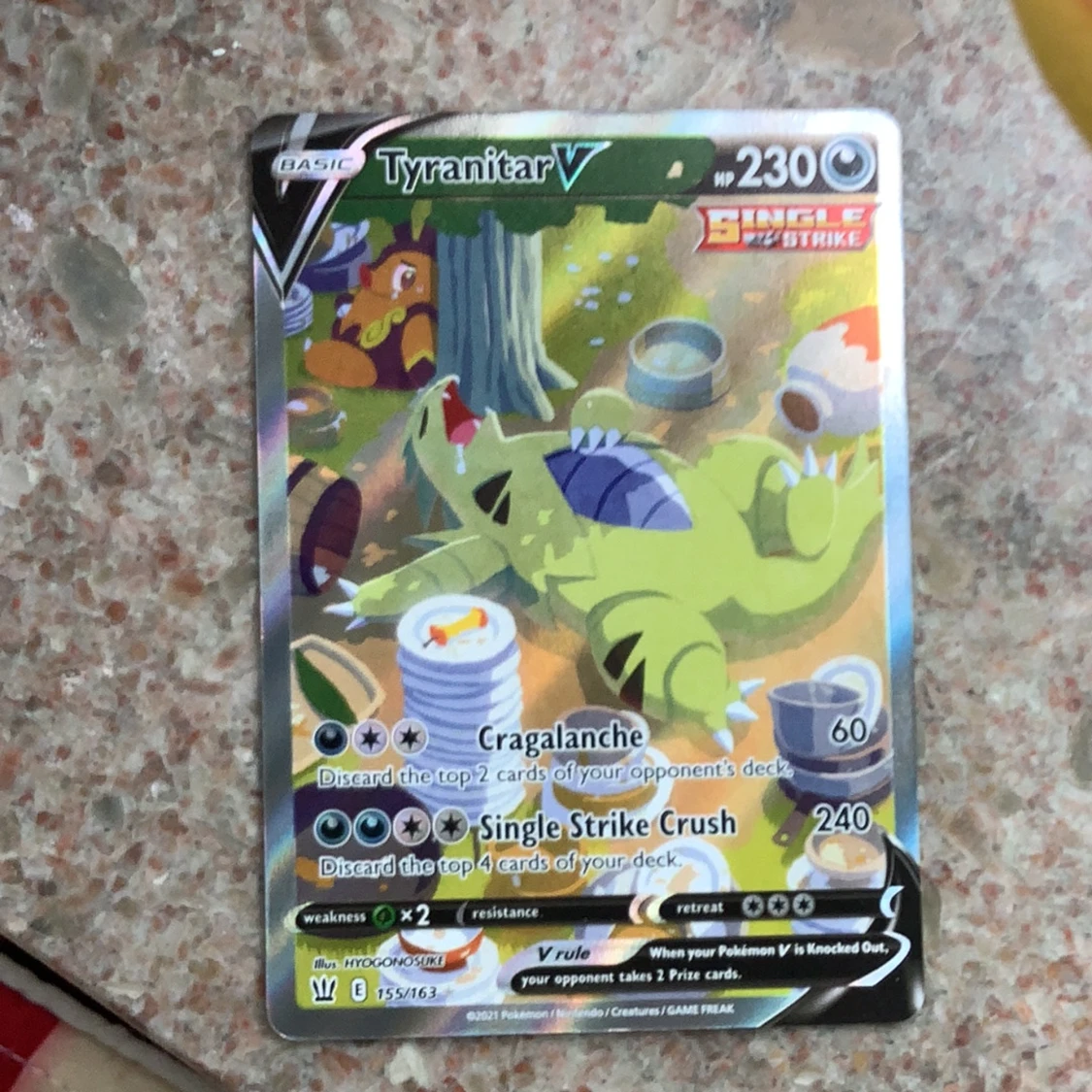 Pokémonkort Tyranitar V - 2