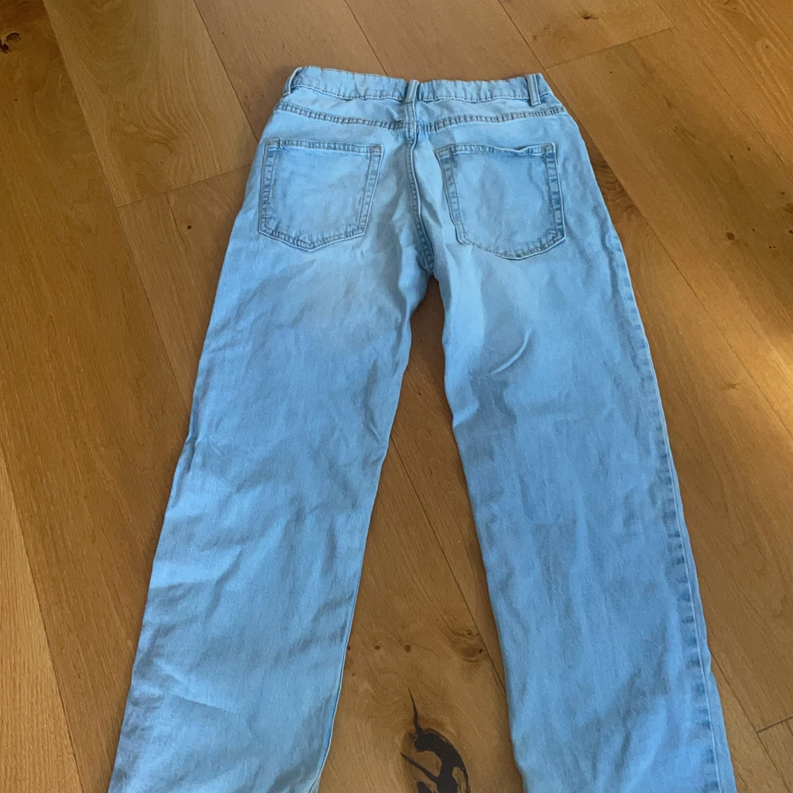 Ljusblå jeans från Lindex, strl 158 - 1