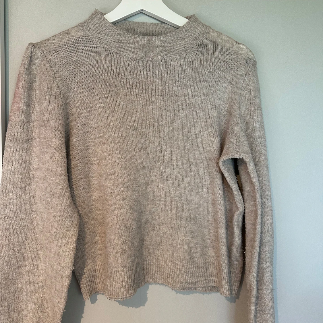 Beige stickad tröja från JDY - 1