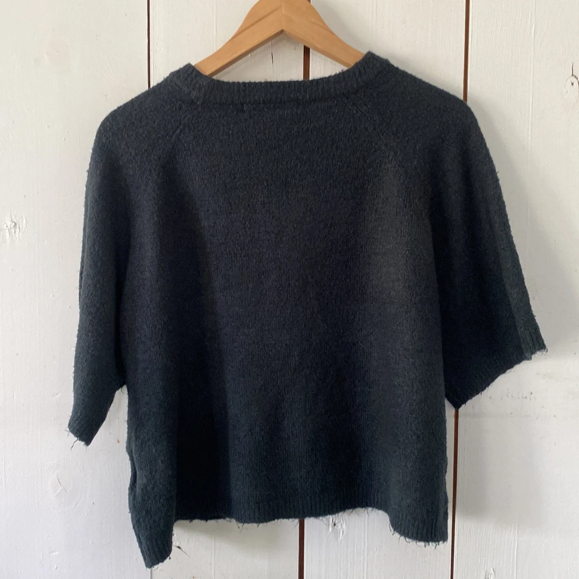 Mörkgrå stickad tröja 157 XS - 1