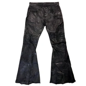 Wide legged Waxed Flares - hella heavy wax o fett wide leg opening