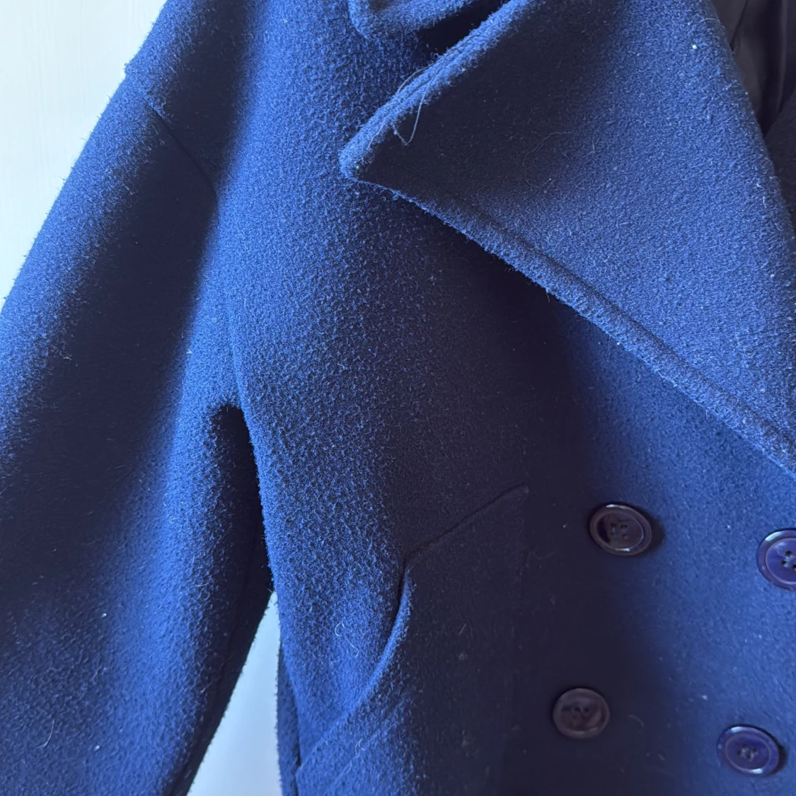 Mörkblå kappa från design by si st xs/s - 2