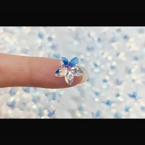 Mellanrumsdelar till pärlor - 50 st 3D akryl delar