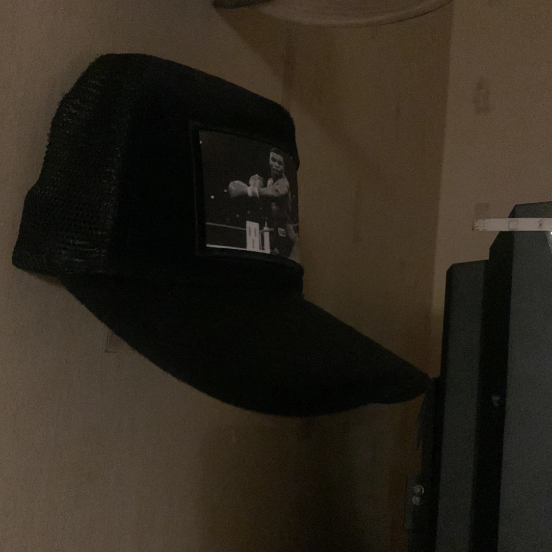 Svart velvet keps - 1