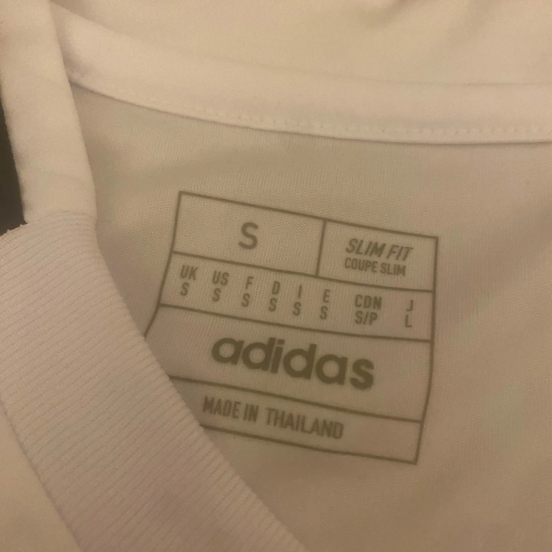 Real Madrid vit matchtröja Adidas S - 3