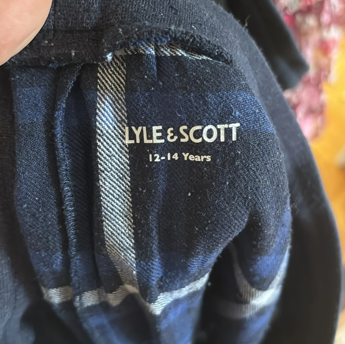 Blårutiga mjukisbyxor Lyle & Scott - 2