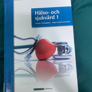 Hälso- och sjukvård 1 (priset kan diskuteras vid snabb affär ) - En lättläst och överskådlig kursbok för dig som vill lära dig grunderna inom hälso- och sjukvård. Perfekt för vård- och omsorgsprogrammet, med tydliga kapitel, övningar och sammanfattningar. Passar dig som vill förstå hur man hjälper andra och förbättrar livskvalitet.
