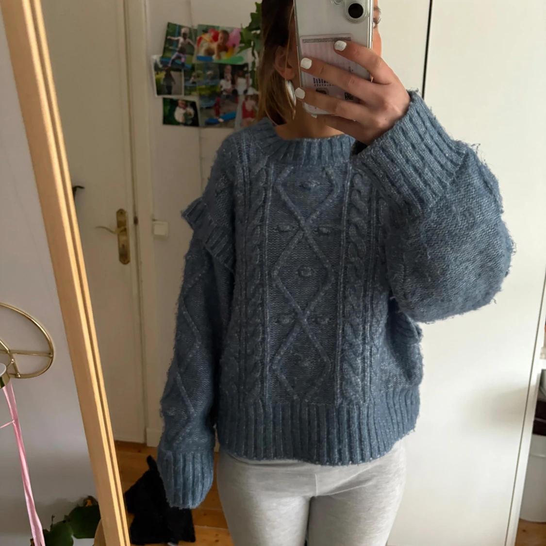 super söt stickad tröja