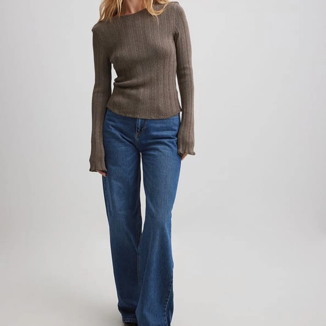 Stickad glittrig topp💕  - 3