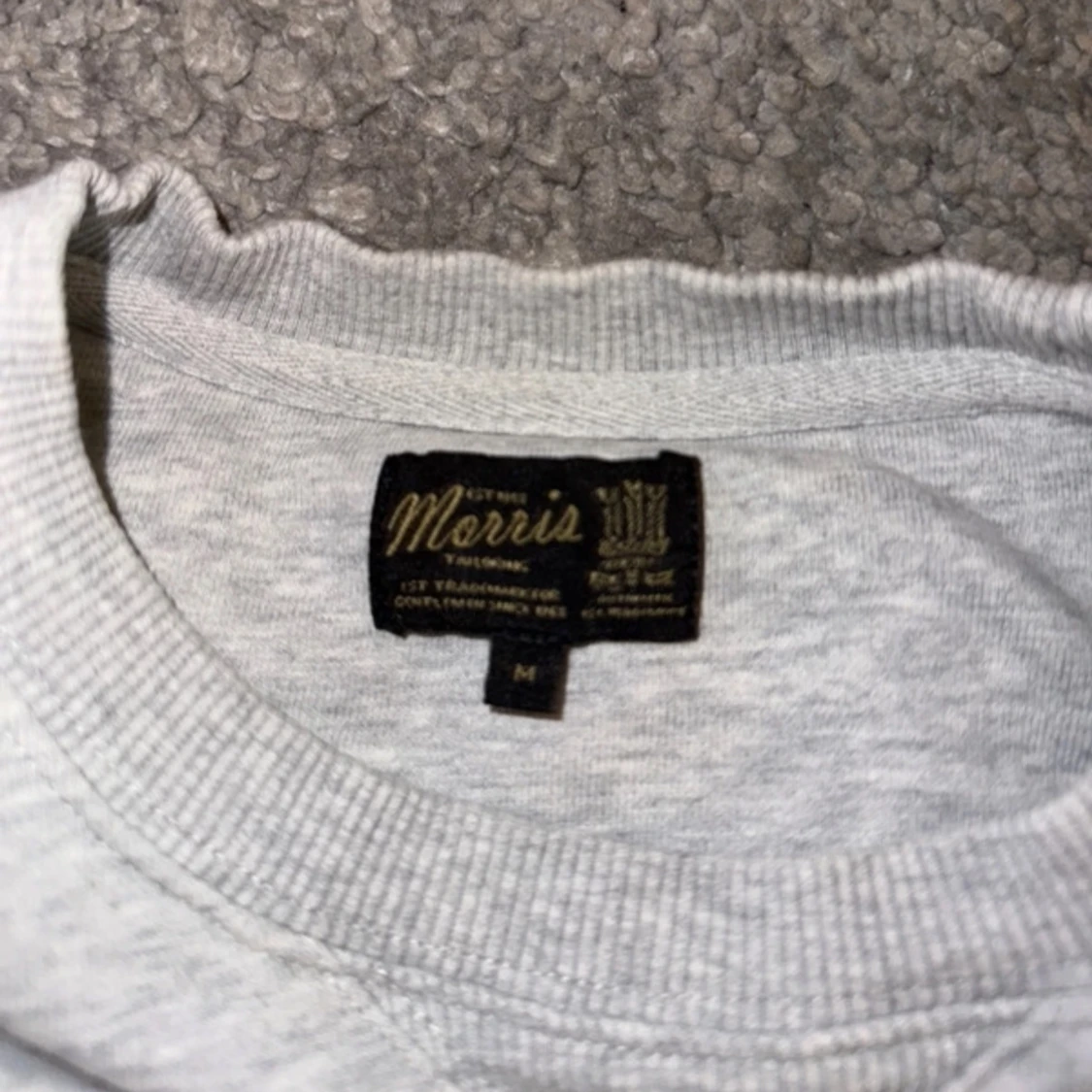 Grå sweatshirt från Morris - 1