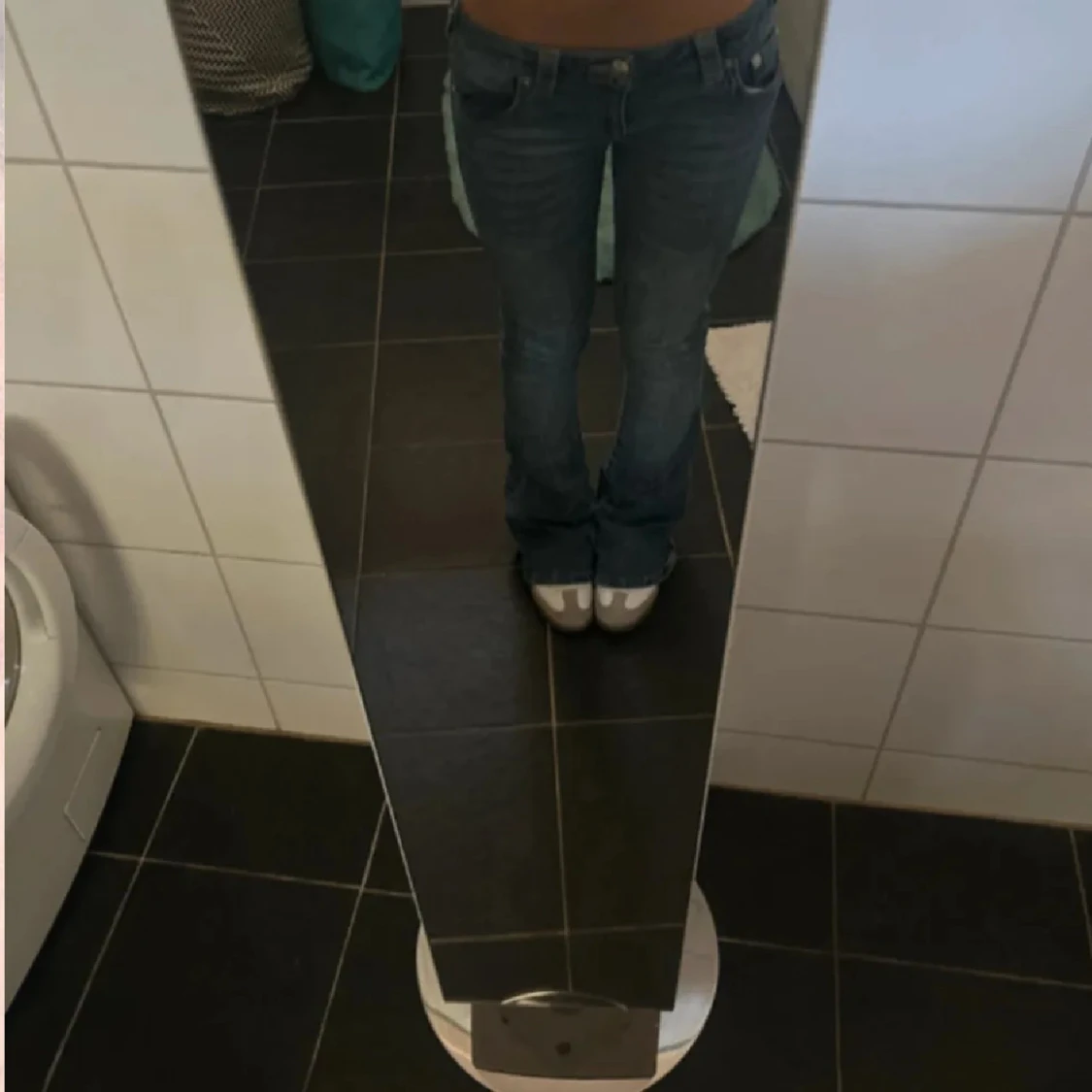 True Religion blå bootcut jeans - 4