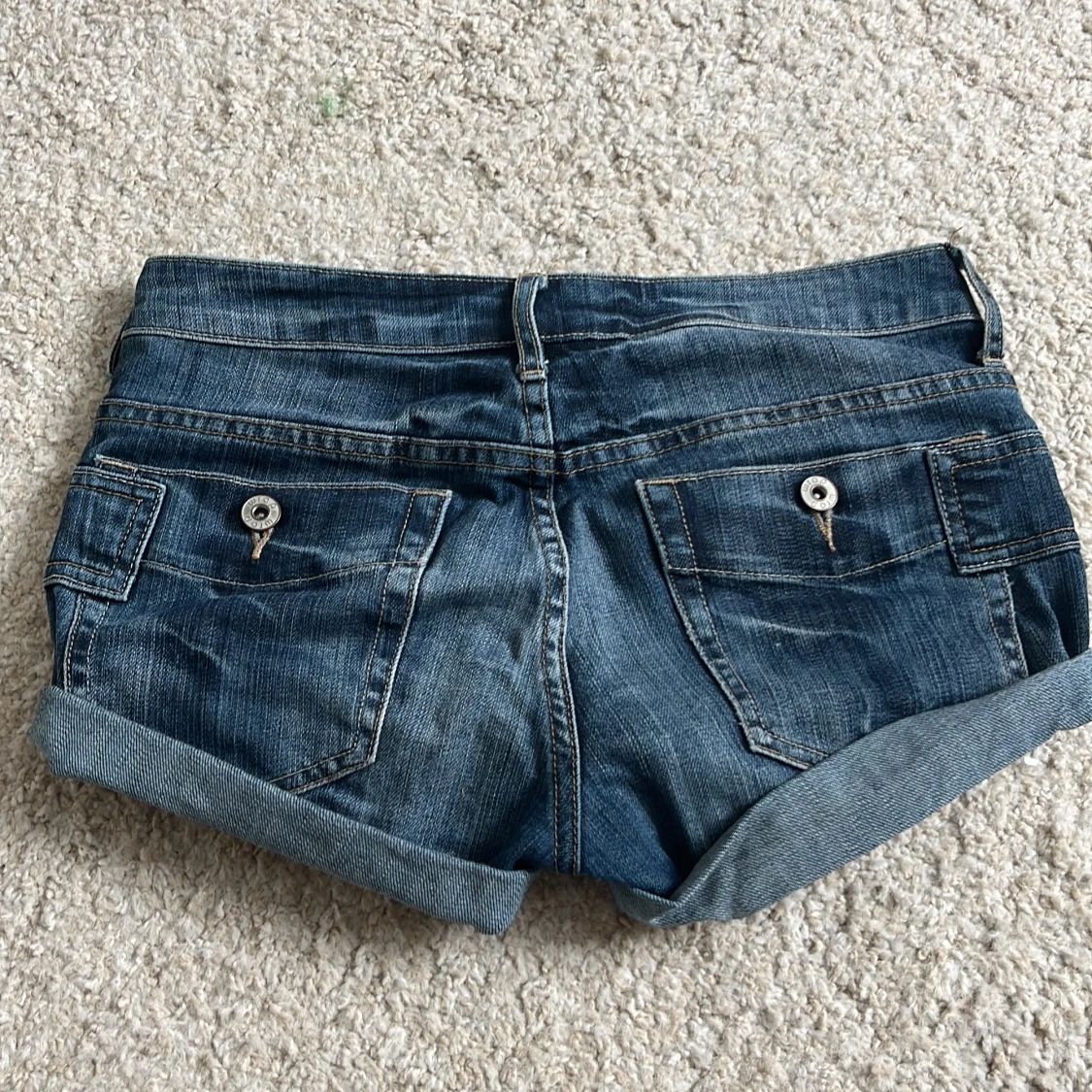 Blå jeansshorts - 2