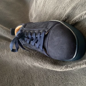 Mörkblå sneakers från Louboutin  - Säljer mina snygga skor från Louboutin använd få tal gånger och ingår med dustbag och box👌