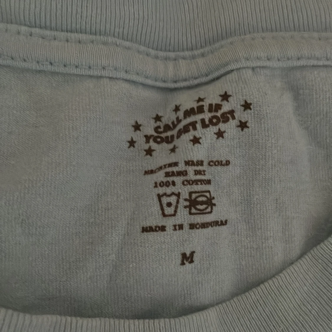 Ljusblå t-shirt Call Me If You Get Lost konsert tröja  - 2