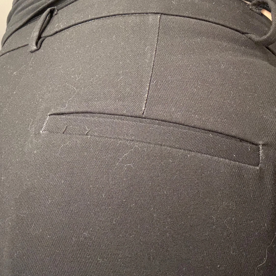 Svarta kostymbyxor med raka ben - 3