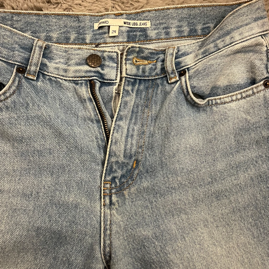 Wide leg jeans från junkyard - 2