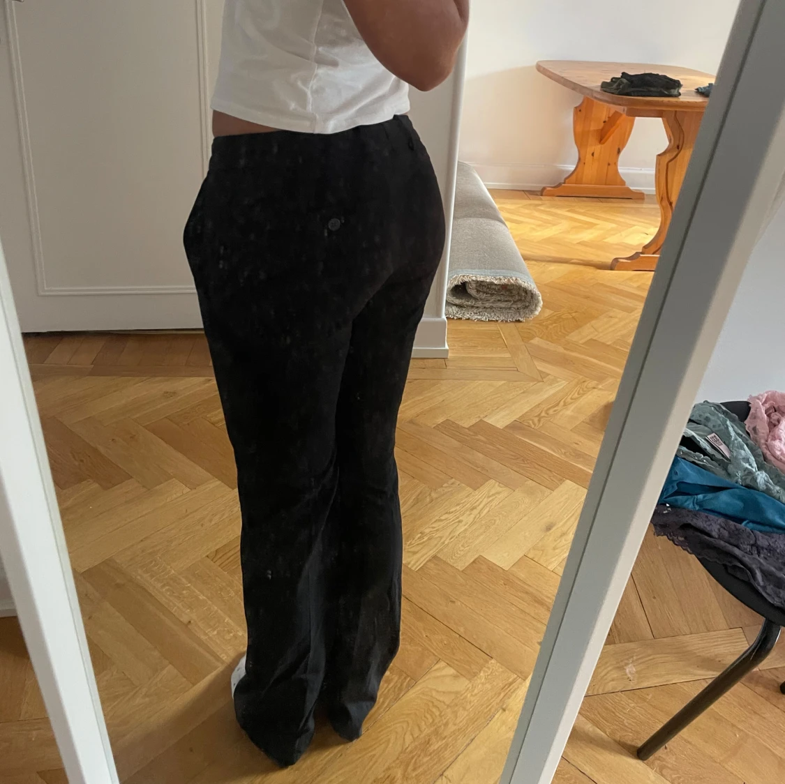 Svarta kostymbyxor - 2