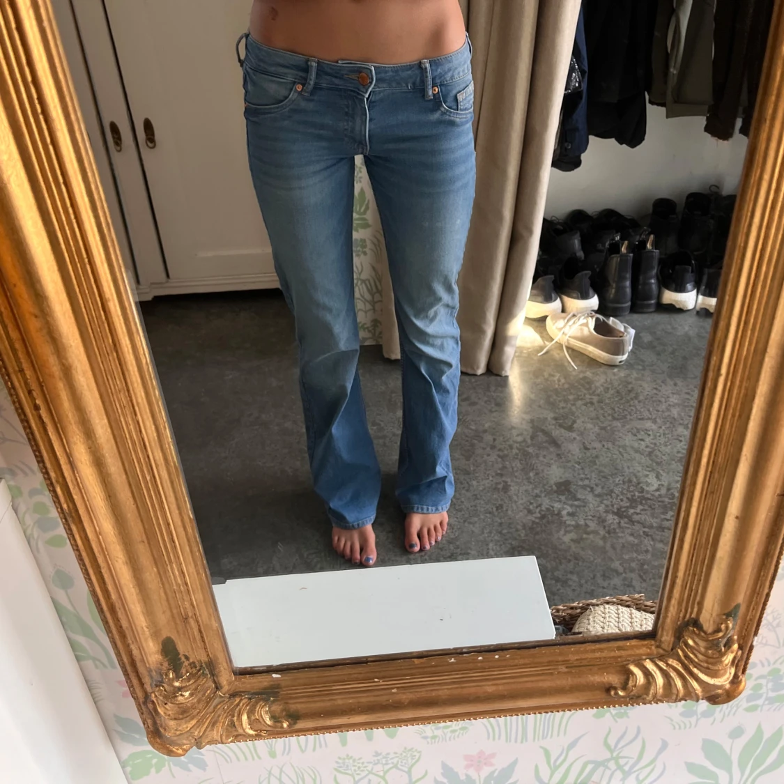 bootcut jeans ljusblå