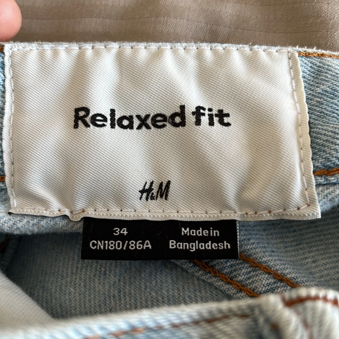 Ljusblå jeansshorts från H&M - 3