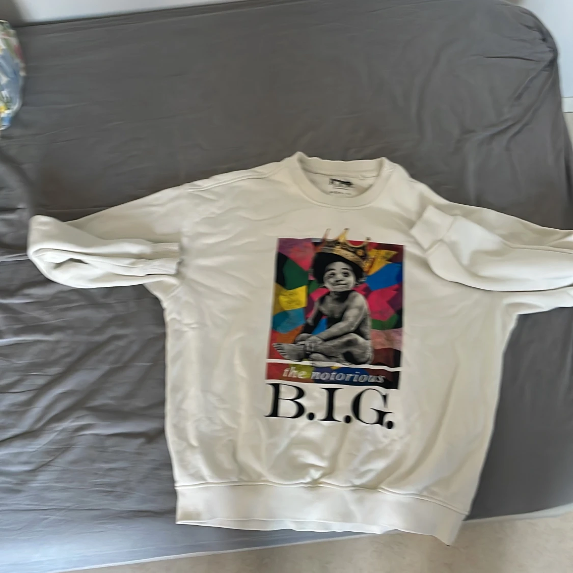 Vit sweatshirt The Notorious B.I.G.