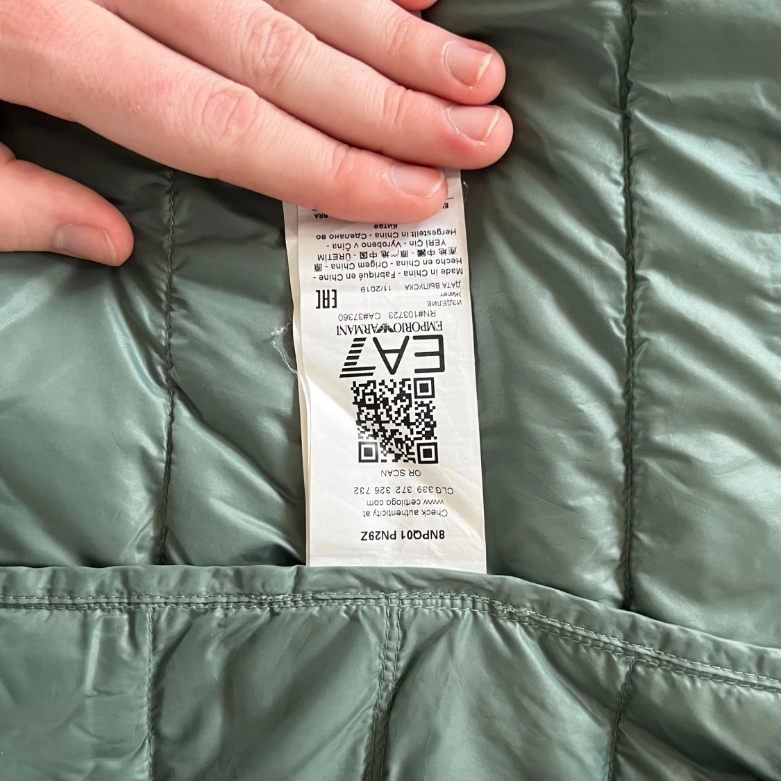 Grön dunväst från Emporio Armani EA7 - 2