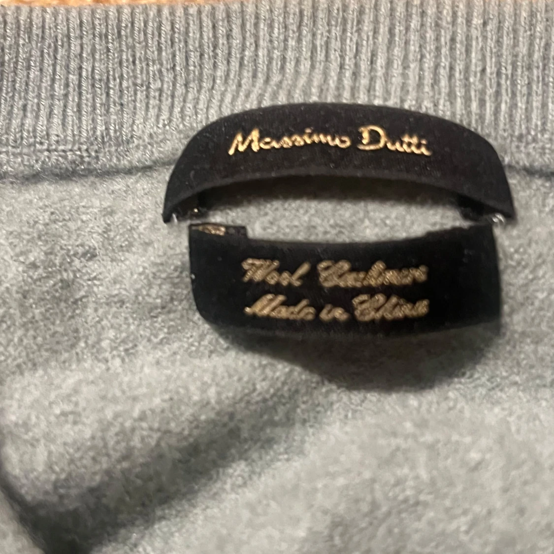 Ljusgrön kashmirtröja Massimo Dutti - 1