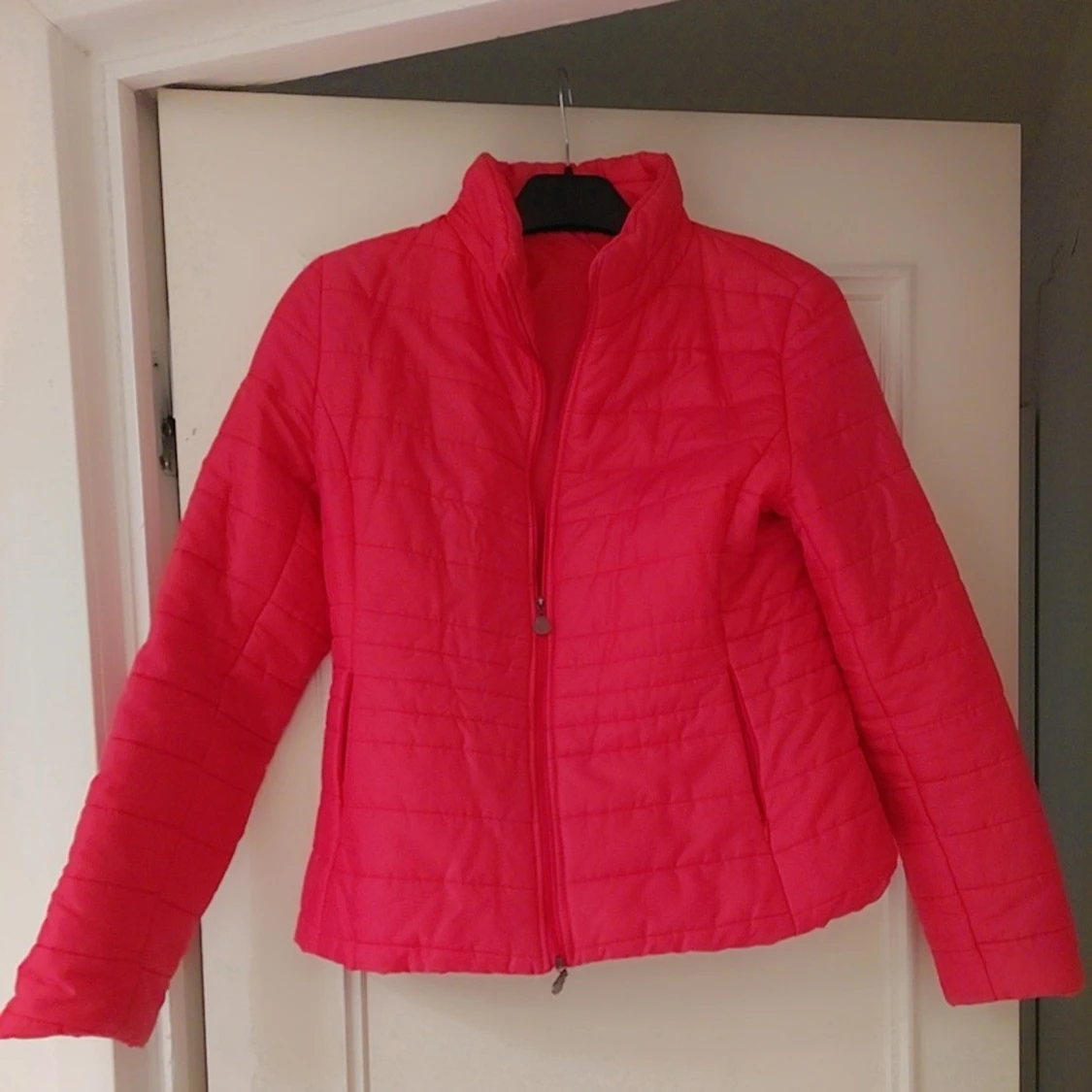 Rosa quiltad jacka - 1