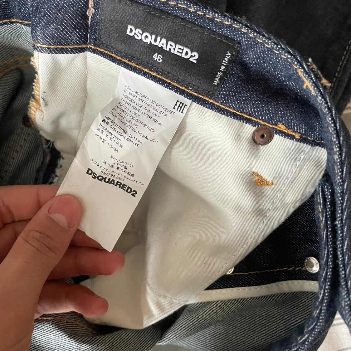 Mörkblå jeans från Dsquared2 - 4