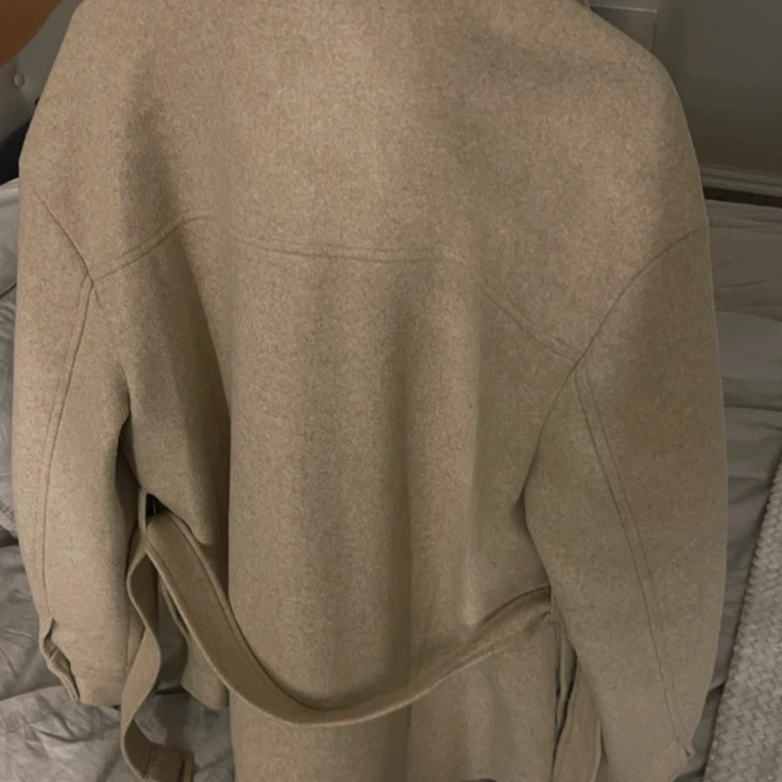 Beige kort kappa - 2