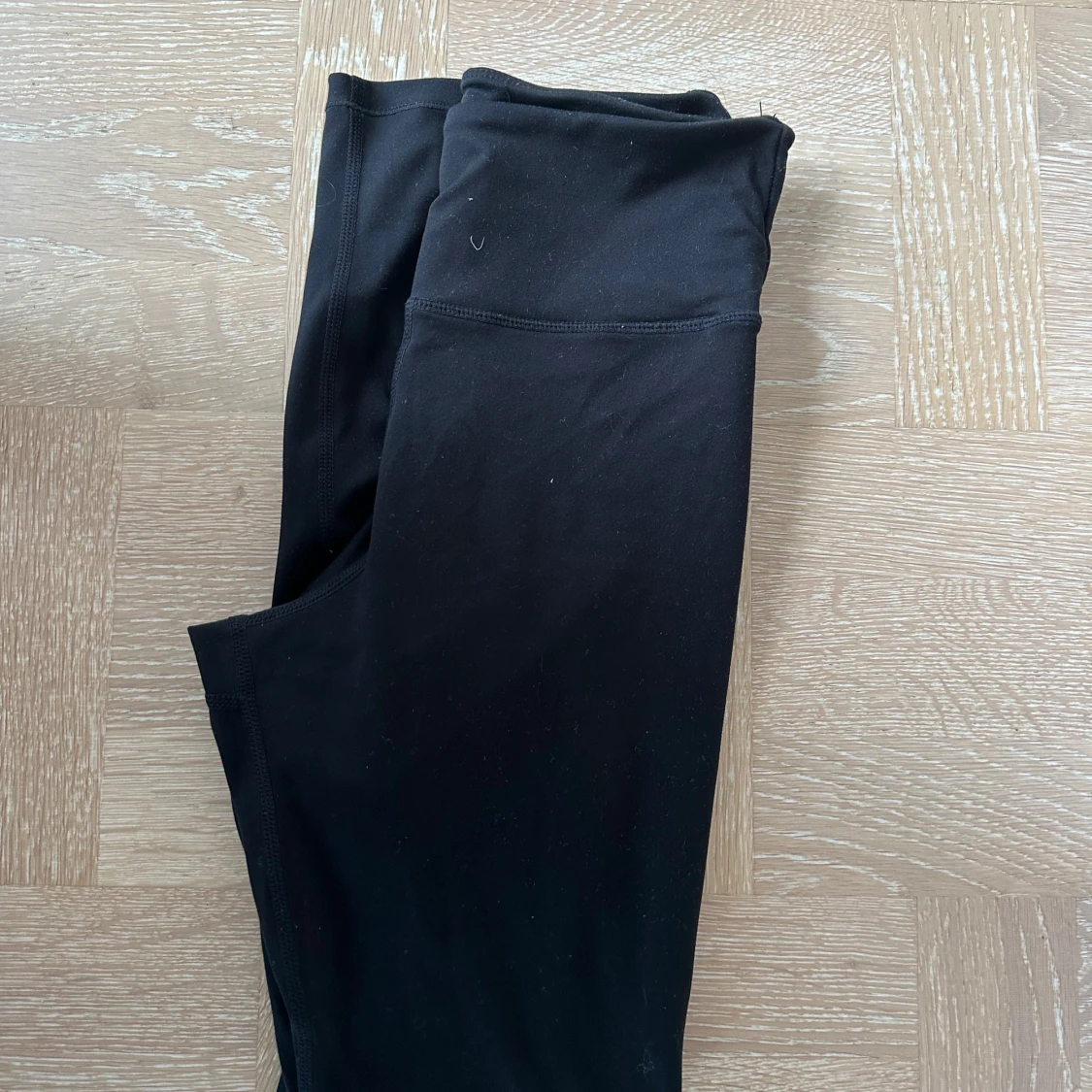 Svarta leggings i stretchigt material