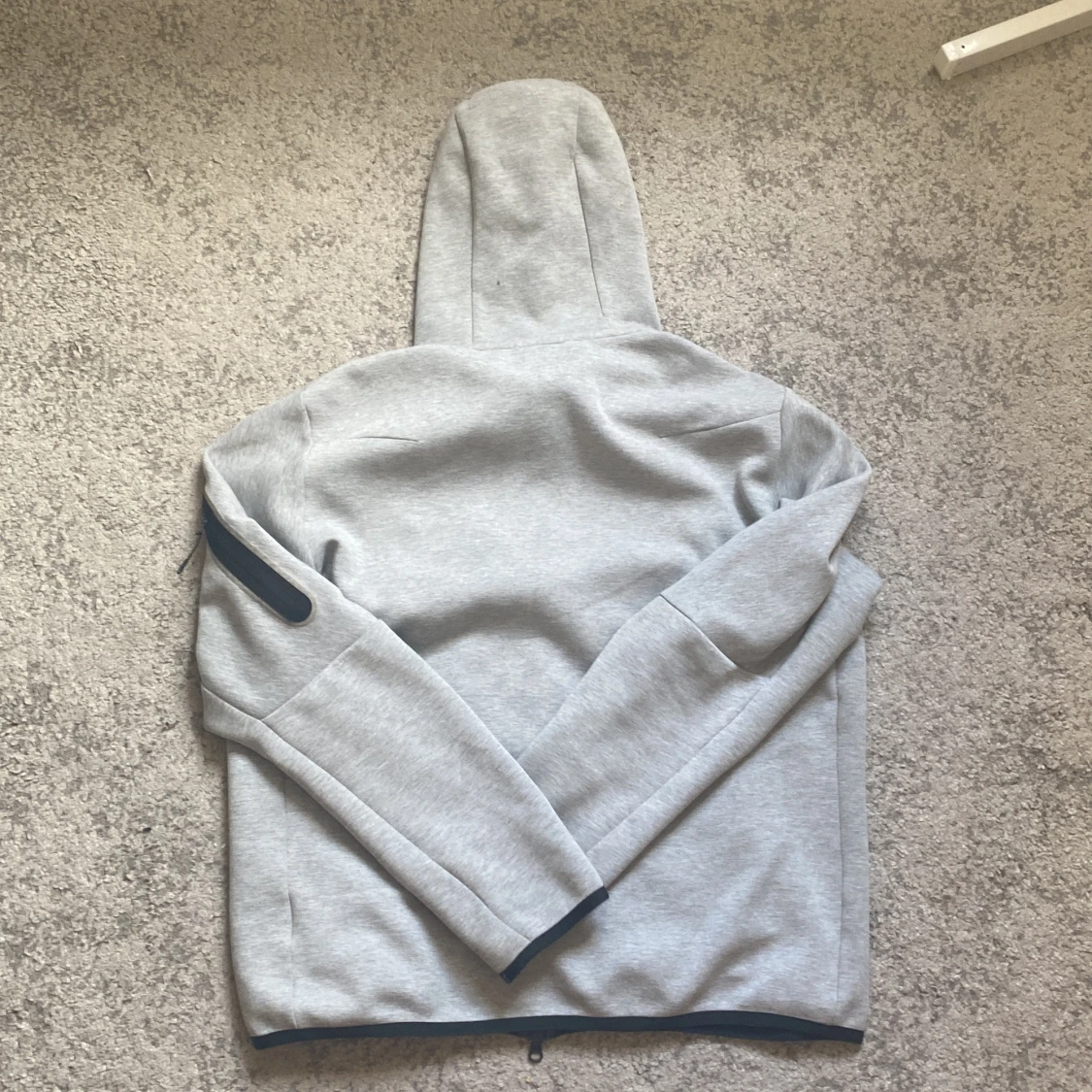 Grå nike tech zip från nike  - 1