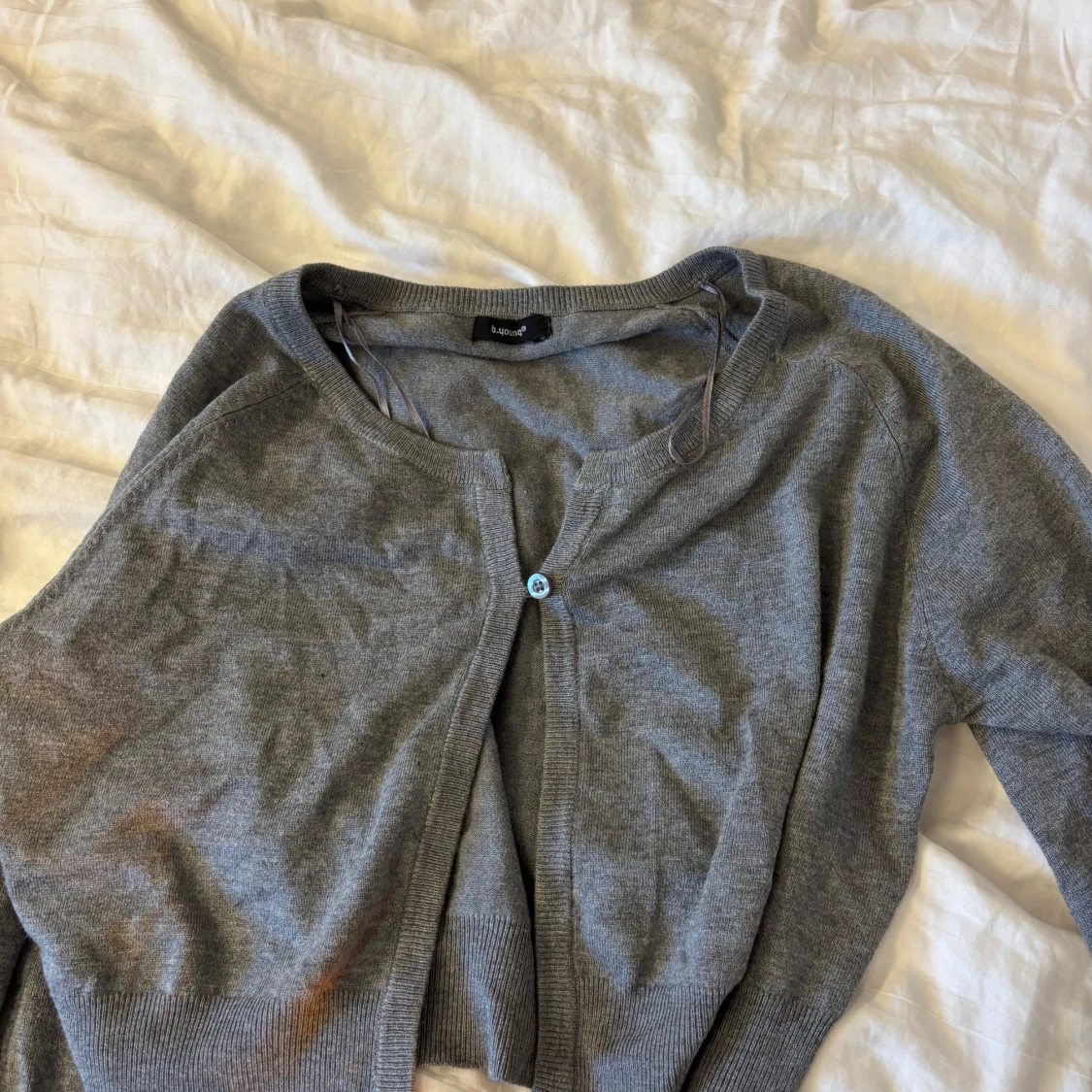 Grå croppad kofta  - 2