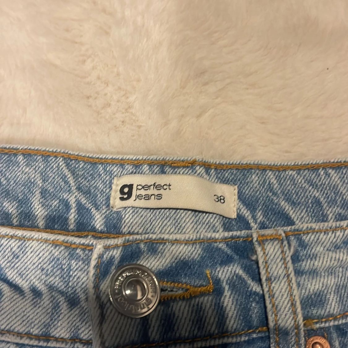 Blå ripped jeans från g perfect jeans - 1