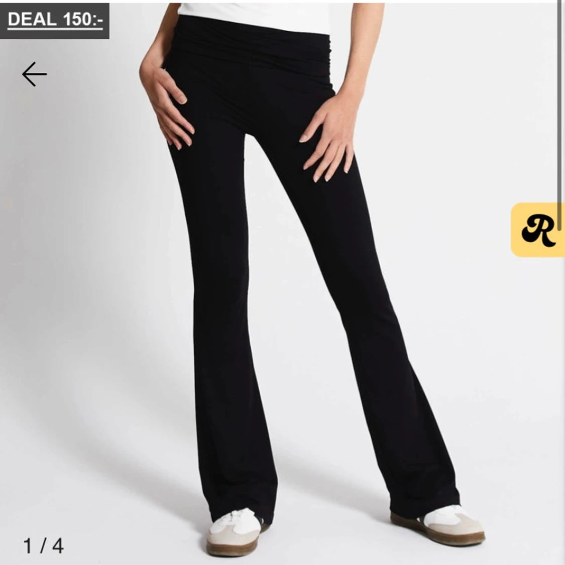 Svarta yogapants xs lager 157