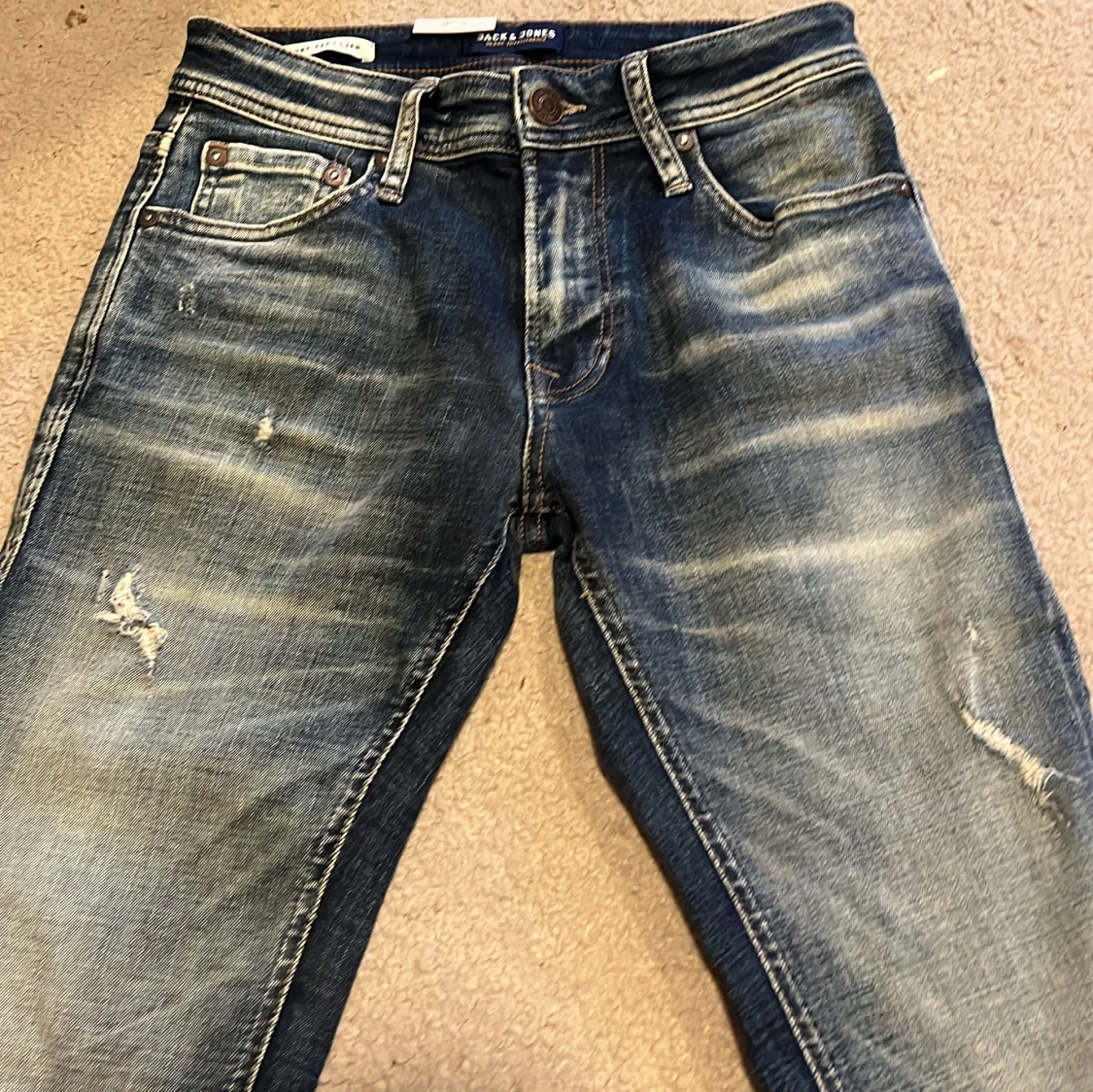 Blå skinny jeans från Jack & Jones - 2