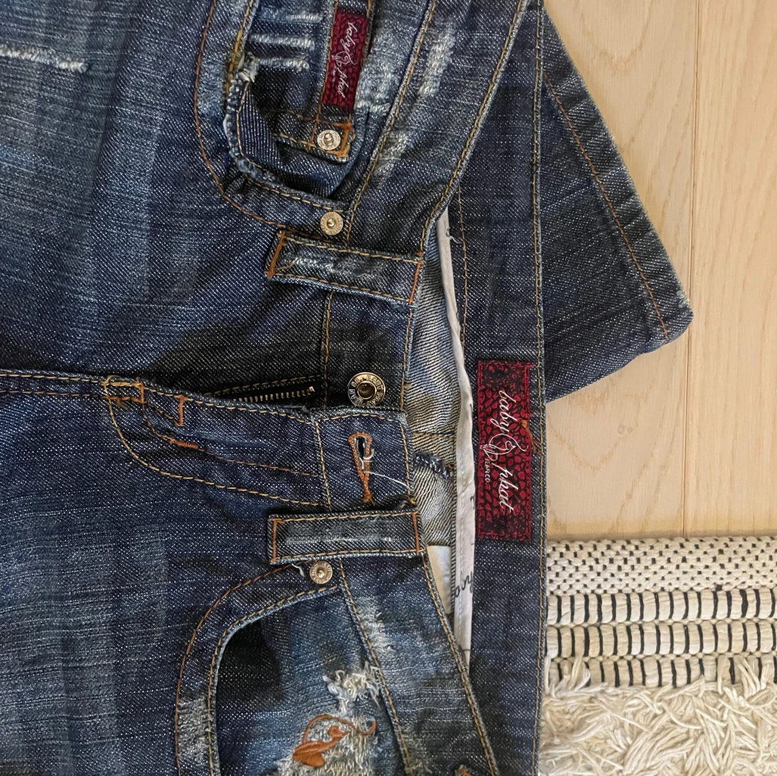 Blå bootcut jeans från Lady Witch - 4