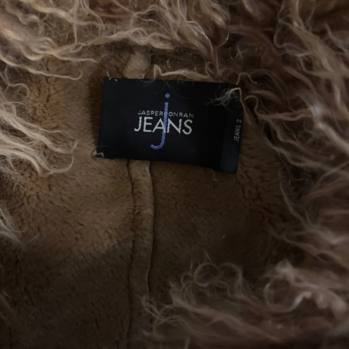 Brun mockajacka med fuskpäls från Jasper Conran Jeans - 3