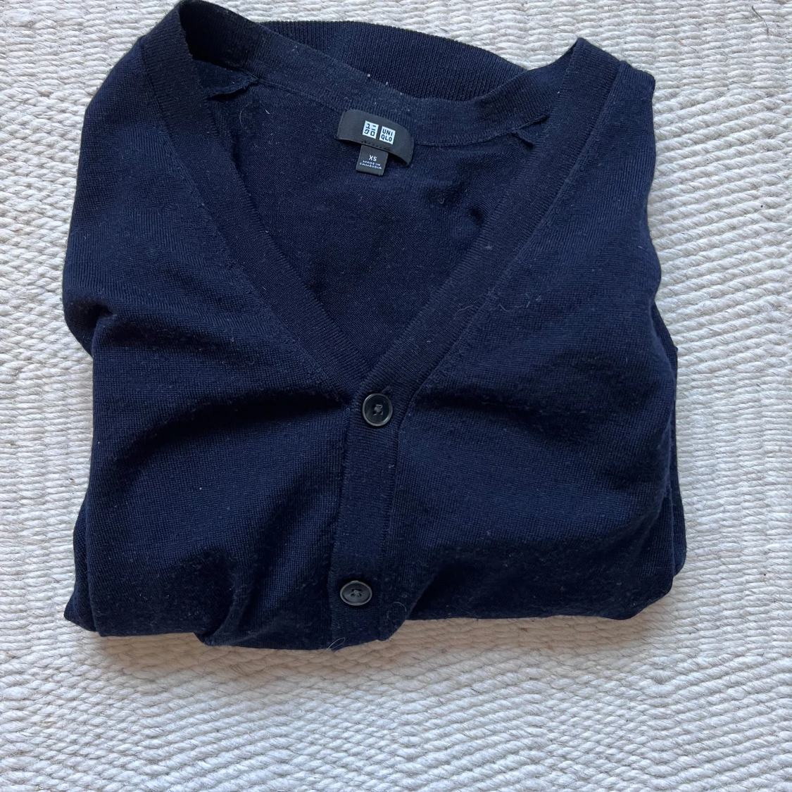 Mörkblå kofta från Uniqlo - 2