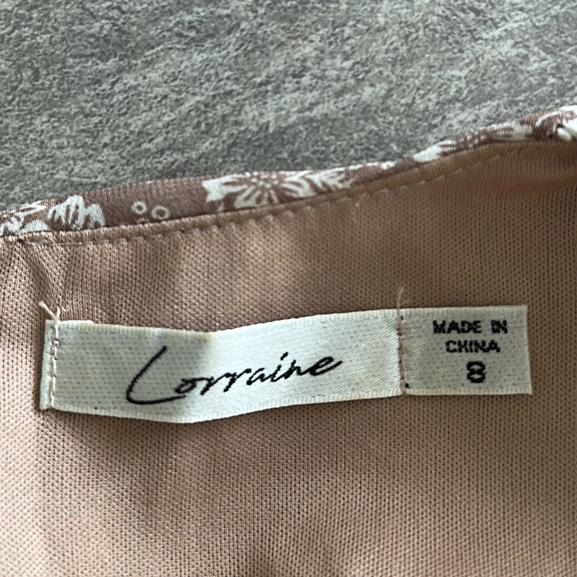 Blommig långklänning från Lorraine - 3