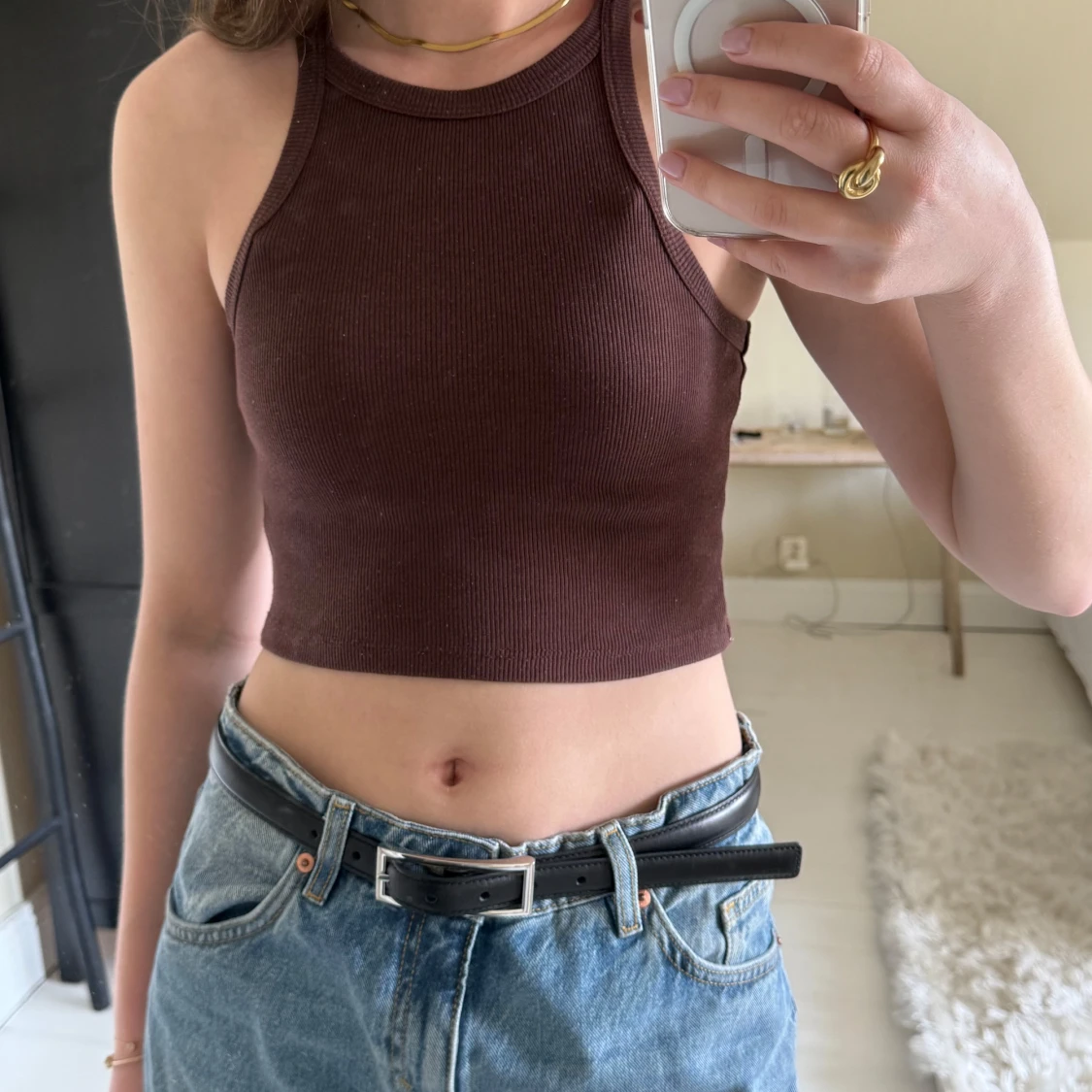 Brun topp från Nelly