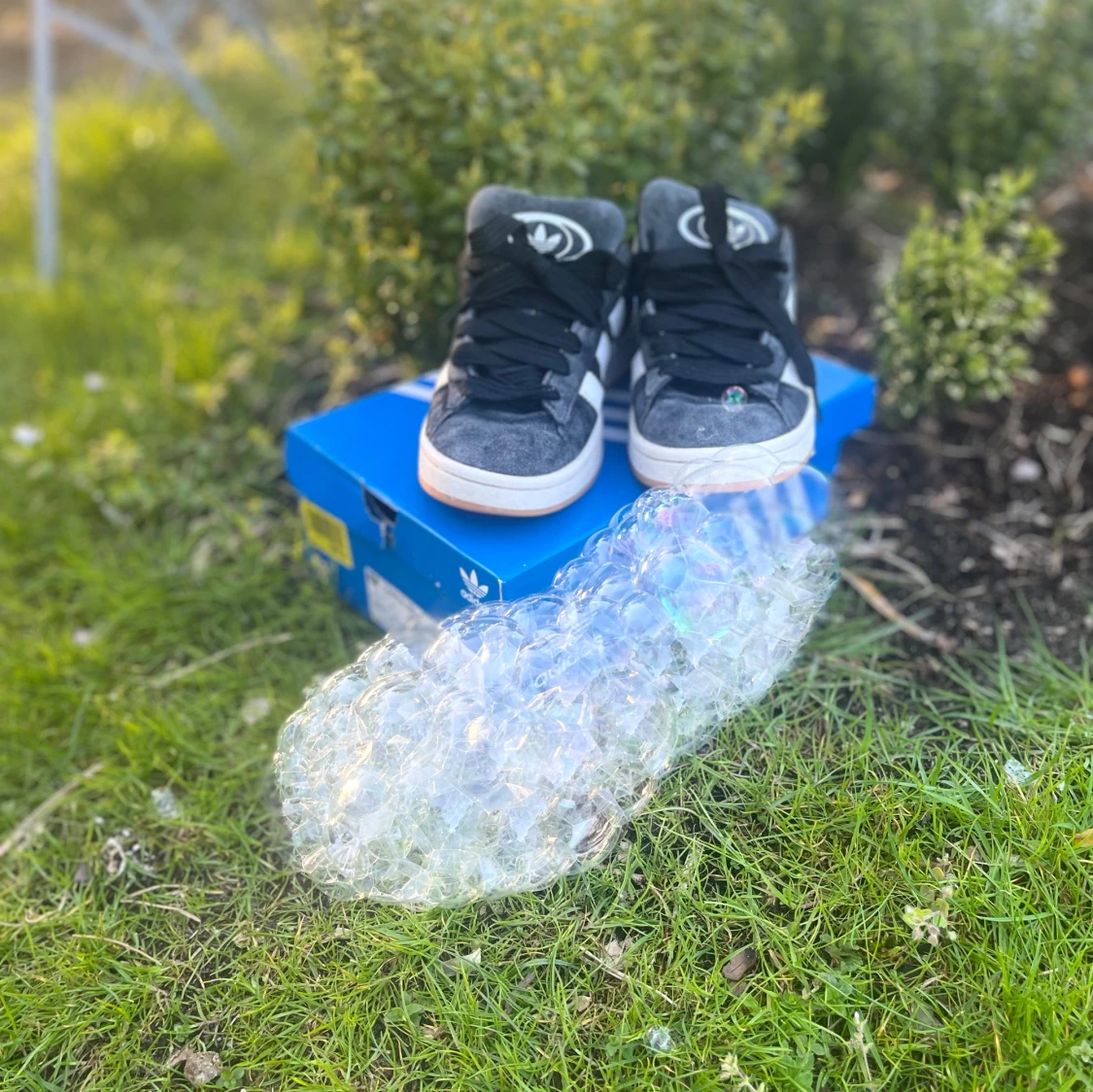 Svarta Adidas Campus sneakers