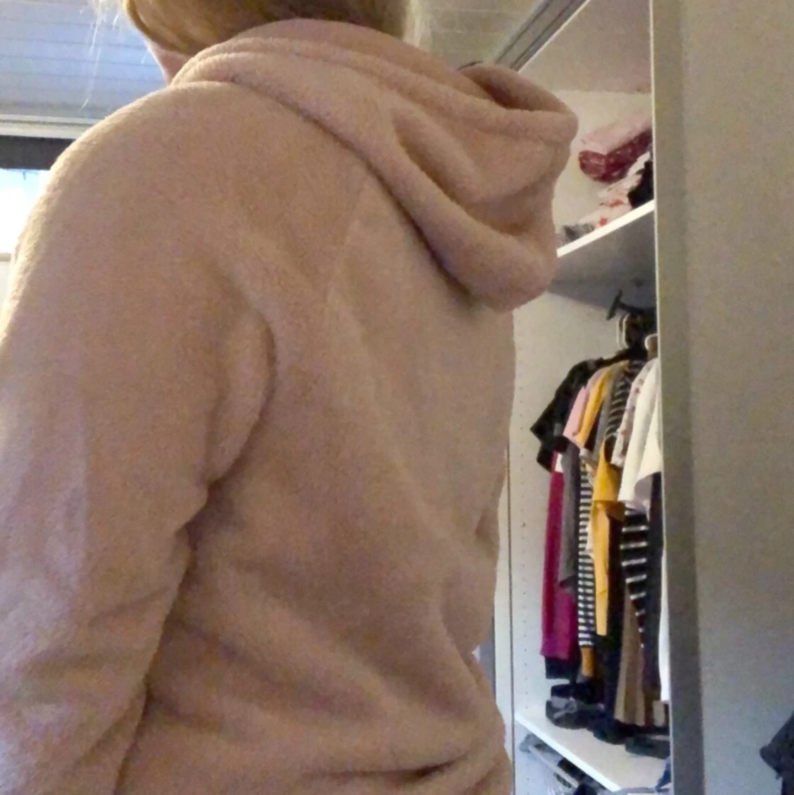 Mjuk tjock hoodie - 90