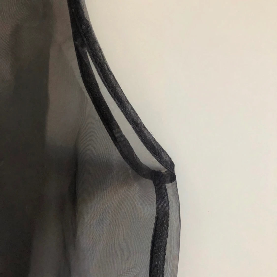 Mesh genomskinlig topp linne - 90