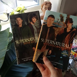 Supernatural-böcker - 2 st böcker som handlar om Supernatural (tv-serien), båda e på Engelska. Går o bara köpa en av dem såklart (1 är då hälften av det givna priset)📚